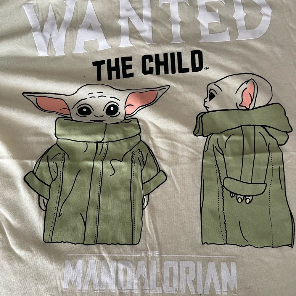 Star Wars The Mandalorian Tee - Green and White